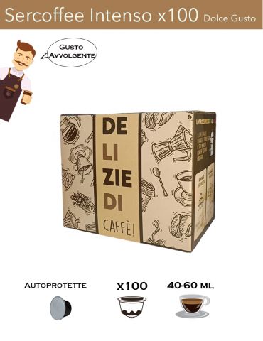 Dolce Gusto Sercoffee Miscela Intenso x100 Comp. SerCoffee - 1