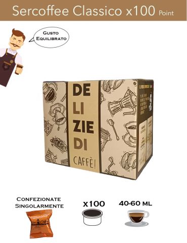 Espresso Point SerCoffee Miscela Classica x100 Comp. SerCoffee - 1