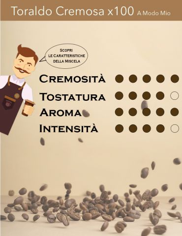 Bialetti Toraldo Miscela Cremosa x100 Comp. Caffè Toraldo - 1