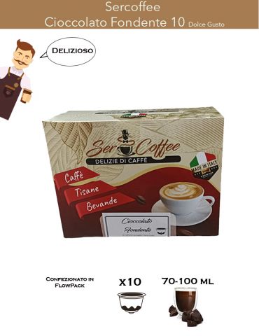 Dolce Gusto SerCoffee Cioccolato Fondente x10 Comp. SerCoffee - 2