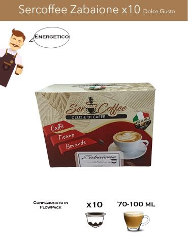 Dolce Gusto SerCoffee Zabaione x10 Comp. SerCoffee - 1