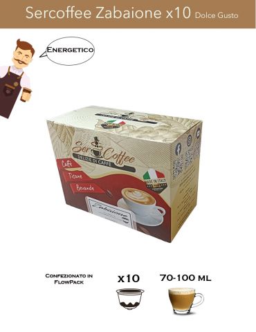 Dolce Gusto SerCoffee Zabaione x10 Comp. SerCoffee - 2