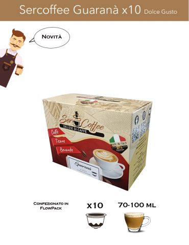 Dolce Gusto SerCoffee Guaranà x10 Comp. SerCoffee - 4