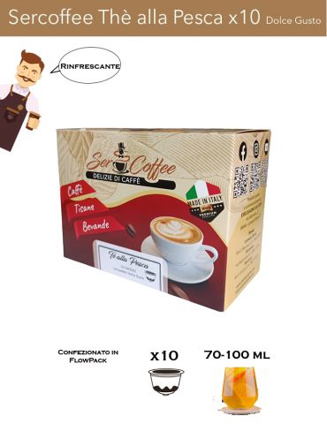 Dolce Gusto SerCoffee Tè Pesca x10 Comp. SerCoffee - 2