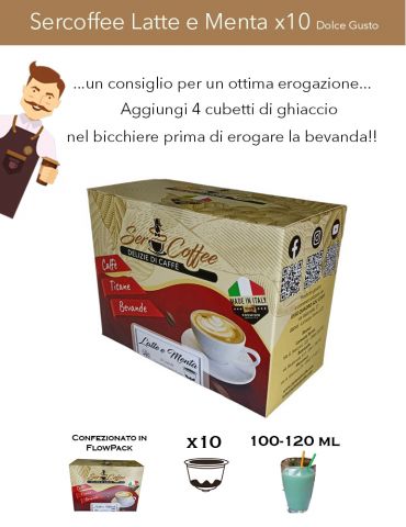 Dolce Gusto SerCoffee Latte E Menta x10 Comp. SerCoffee - 1