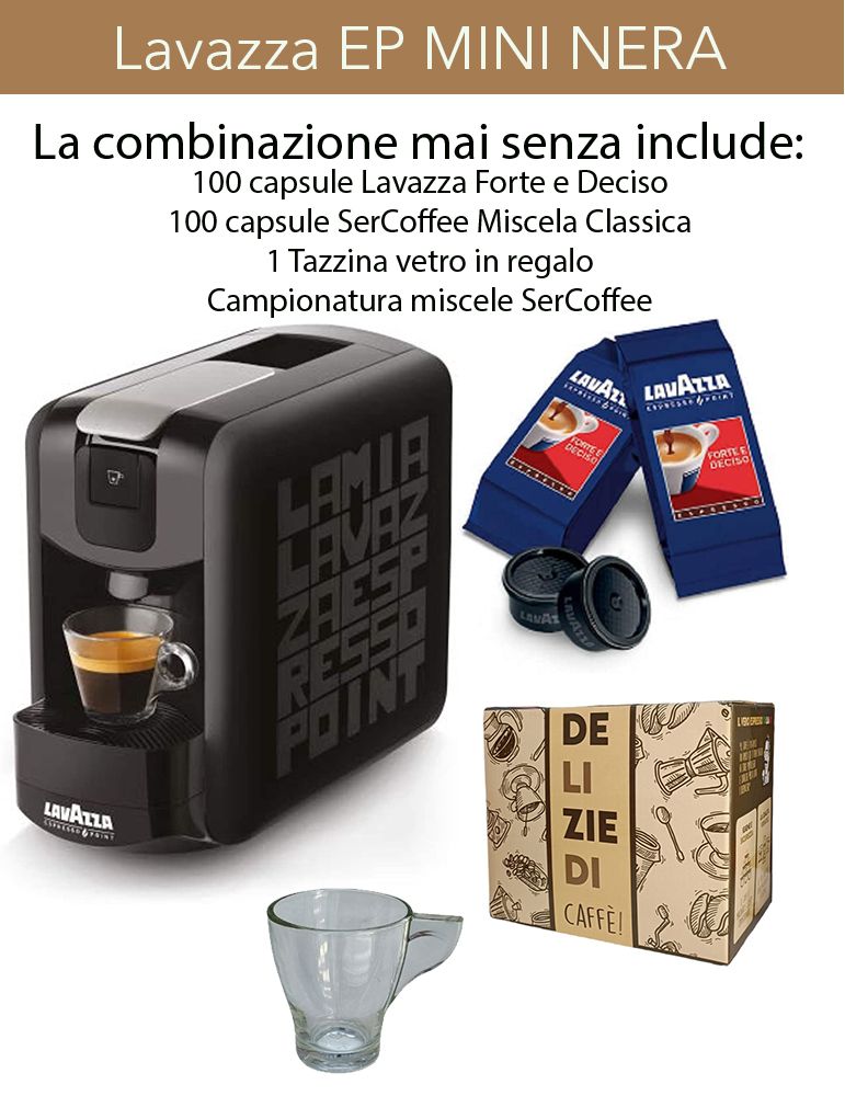 MACCHINA PER CAFFÈ EP MINI LAVAZZA + 100 capsule e regalo Lavazza Espresso Point - 1