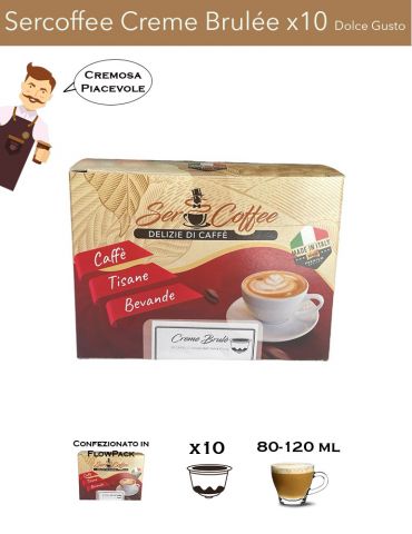 Dolce Gusto SerCoffee Creme Brulèe x10 Comp. SerCoffee - 3