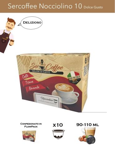Dolce Gusto SerCoffee Nocciolino x10 Comp. SerCoffee - 2
