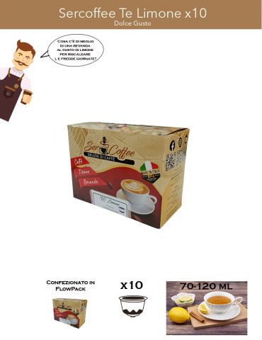 Dolce Gusto SerCoffee Tè Limone x10 Comp. SerCoffee - 2