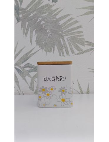Barattolo Zucchero quadrato modello Daisy  - 1