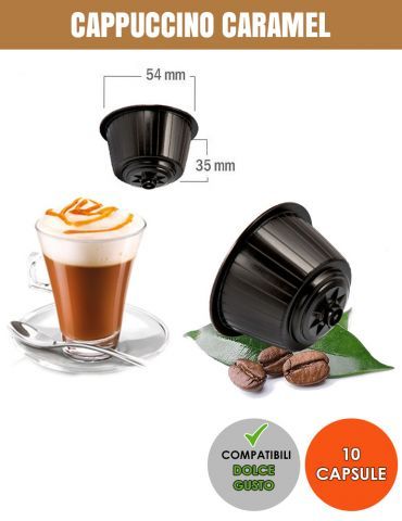 Dolce Gusto SerCoffee Cappuccino Caramel x10 Comp. SerCoffee - 1