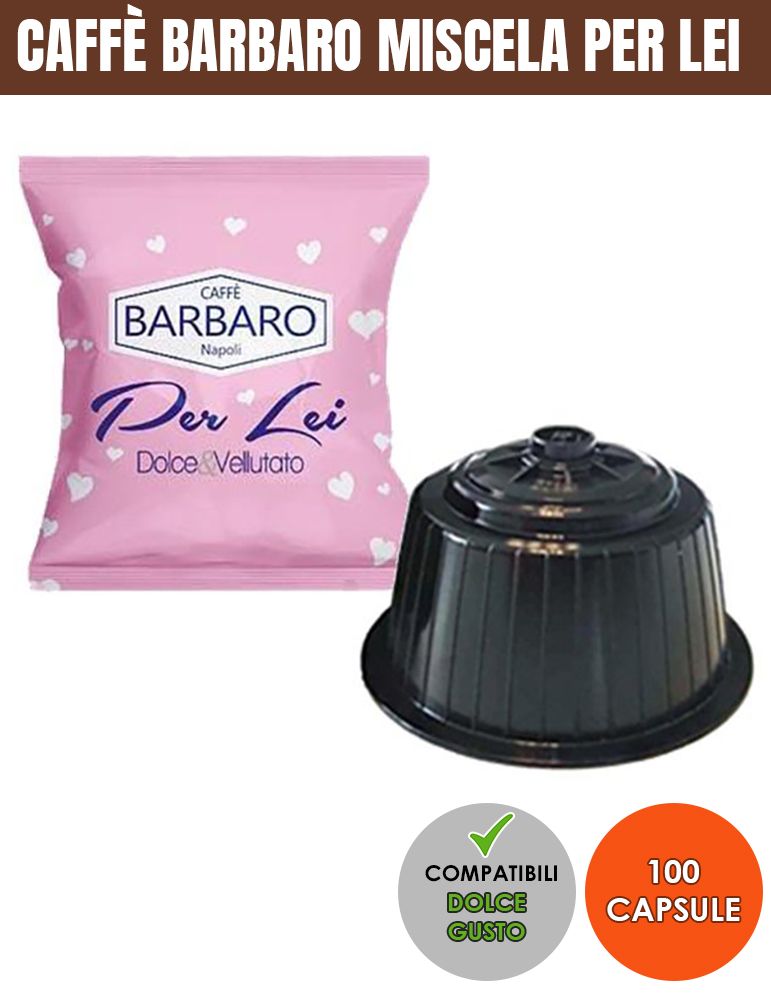 Dolce Gusto Barbaro Per Lei x100 Comp. Caffè Barbaro - 2